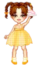 girl with cake
