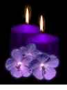 velas y flores