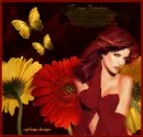 flower and butterfly