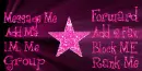 Pink Star Contact Table