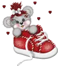 teddybear in shoe