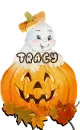 tracy's ghost in a pumkin