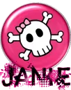pink skull and bones janie siggie