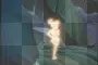 (slow) go behind a leaf