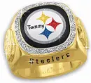 pittsburgh steelers diamond ring tommy
