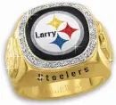 pittsburgh steelers diamond ring larry