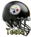 pittsburgh steelers helmet tesla