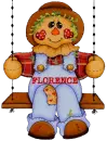 SCARECROW ON SWING
