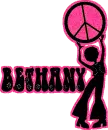 Bethany - Hippie Chick with Peace Sign