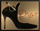 Black High Heel Shoe (Manolo Blahnik Patra)- Denise 