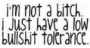 I'm Not a Bitch