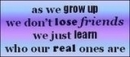 As We Grow Up