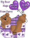 Bear on package with Perry name