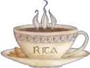 Amaretto Coffee with name Rita