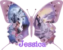 jessica's pink unicorn butterfly 