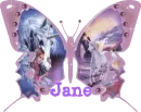 jane's pink unicorn butterfly 