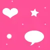 pink background