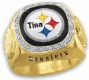 pittsburgh steelers diamond ring tina