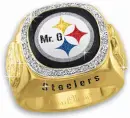 pittsburgh steelers diamond ring mr. g
