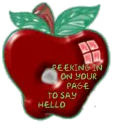 Worm in Apple Greetings