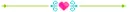 pink heart divider