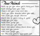 true friends