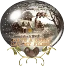 GLOBE WITH WINTER SCENE