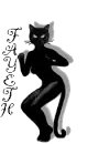 DANCING BLACK CAT