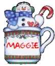 MUG WITH SNOWMAN