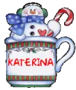 MUG WITH SNOWMAN