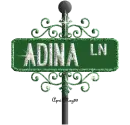 street sign adina ln
