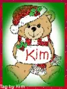 Kim-Girl Christmas bear