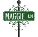 street sign green maggie ln