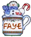 MUG WITH SNOWMAN