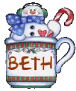 MUG WITH SNOWMAN