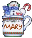 MUG WITH SNOWMAN