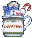 MUG WITH SNOWMAN