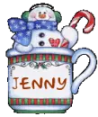 MUG WITH SNOWMAN