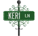 street sign green keri ln