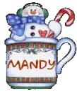 MUG WITH SNOWMAN