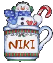 MUG WITH SNOWMAN