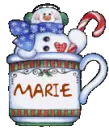MUG WITH SNOWMAN