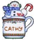 MUG WITH SNOWMAN