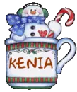 MUG WITH SNOWMAN