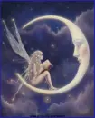 fairy in the moon
