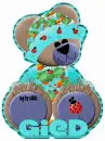 Lady bug bear with Gied name