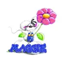 Mouse with flower