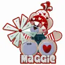 Bear with Maggie name