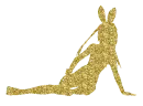 golden bunny girl