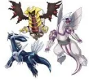 Palkia, Dialga, Giratina
